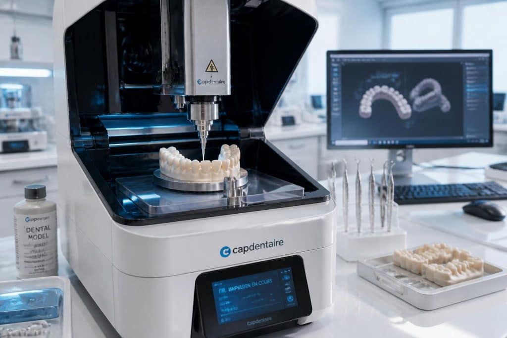découvrez l'imprimante 3d dentaire capdentaire, alliant précision et innovation pour la fabrication de prothèses dentaires sur mesure, idéale pour les professionnels du secteur.