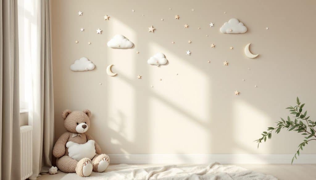découvrez nos stickers chambre bébé pour une décoration murale douce et facile à poser, idéale pour créer une ambiance apaisante et chaleureuse dans la chambre de votre enfant.