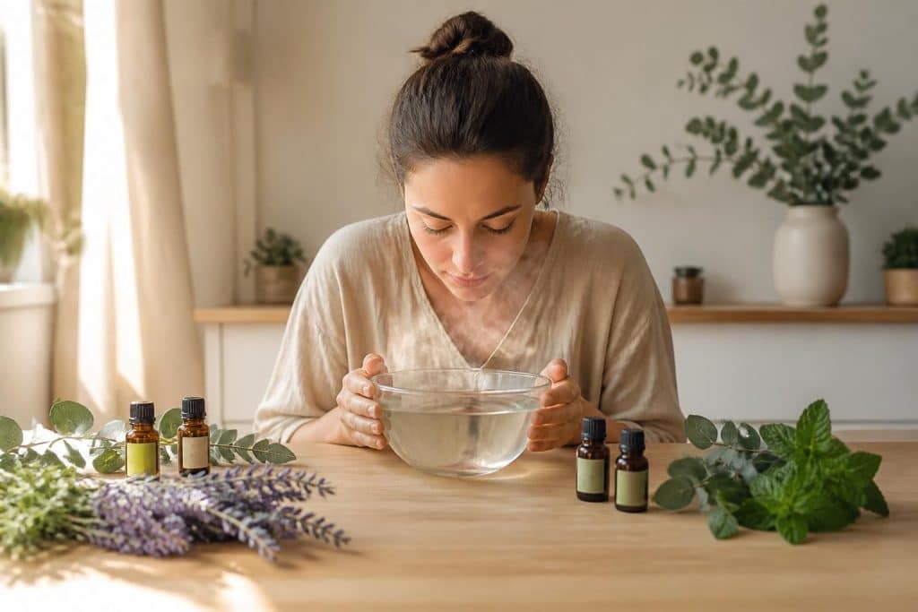 découvrez les bienfaits de l'inhalation d'huiles essentielles, les huiles les plus efficaces et un guide complet pour bien utiliser cette méthode naturelle de soin.