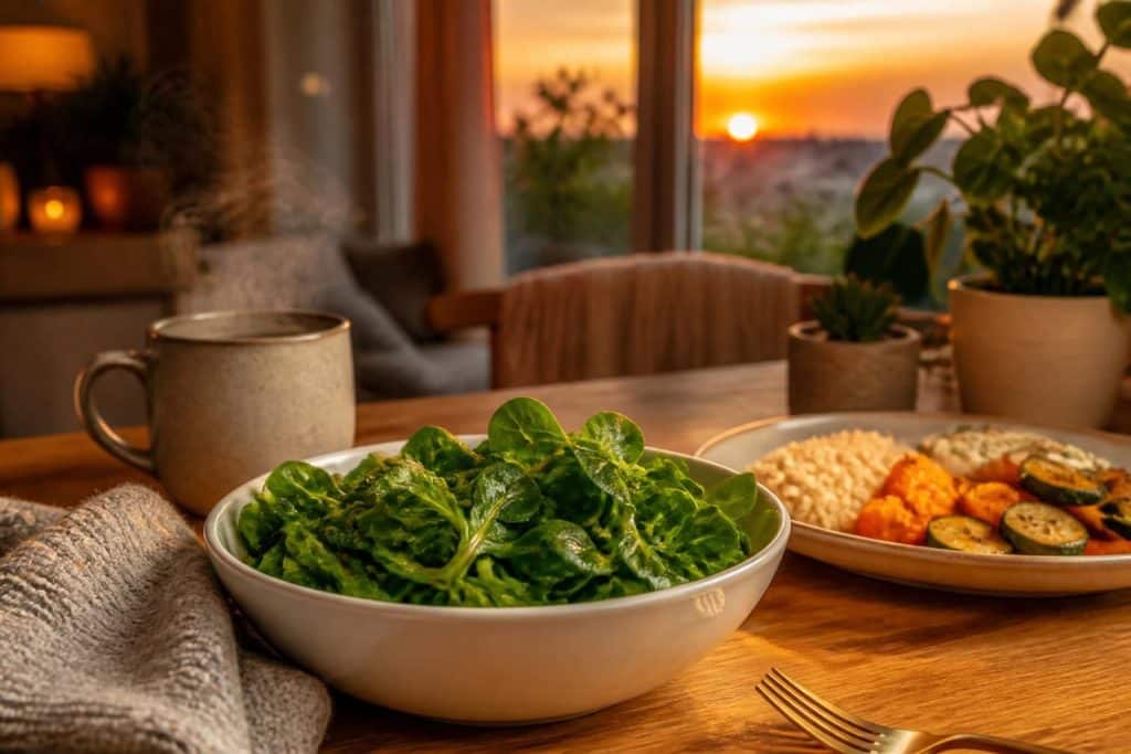 découvrez comment manger de la mâche le soir peut améliorer votre digestion et favoriser un sommeil réparateur grâce à ses bienfaits naturels.