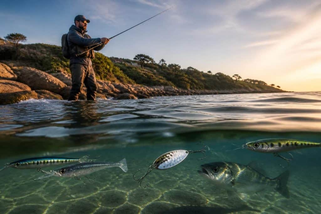 découvrez les meilleures techniques et leurres pour réussir la pêche du bar. guide complet pour attraper ce poisson emblématique avec efficacité et plaisir.