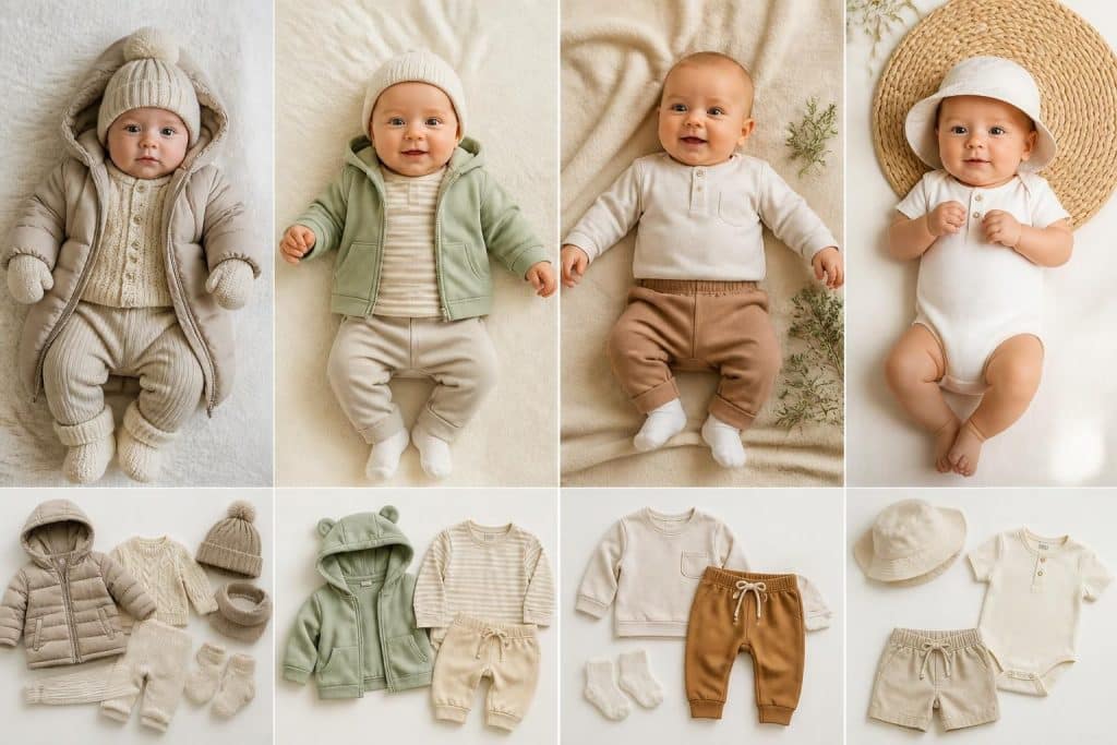 découvrez comment habiller votre bébé en fonction de la température avec notre tableau pratique pour garantir son confort tout au long de la journée.