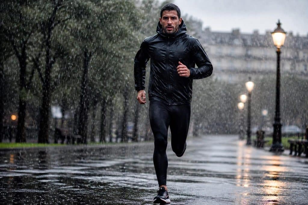 découvrez nos conseils pratiques et l'équipement adapté pour courir sous la pluie tout en restant au sec et en maintenant vos performances.